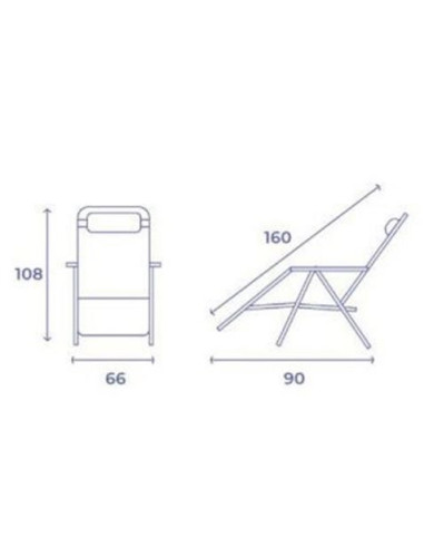 TUMBONA PLEGABLE NEGRO DE ACERO CON COJIN CERVICAL