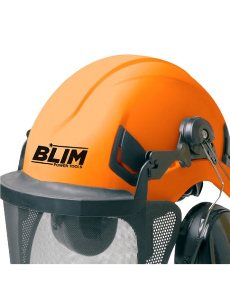 CASCO DE SEGURIDAD PREMIUM CON VISERA Y PROTECCIÓN AUDITIVA BLIM