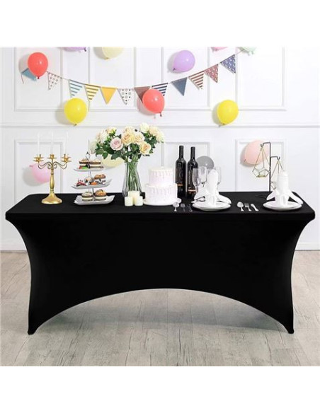 FUNDA PARA MESA DE RESINA 180X74X74CM NEGRA SUNGARDEN