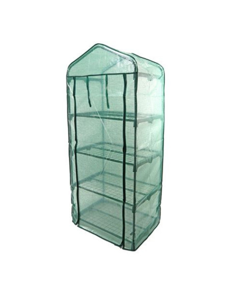 INVERNADERO DE JARDÍN 69X49X158CM MADER
