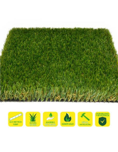 CESPED ARTIFICIAL 2X5 METROS 40MM SERIE ALPINO SUPERIOR SUNGARDEN