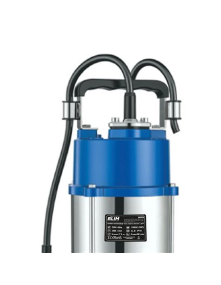 BOMBA SUMERGIBLE INOX AGUAS SUCIAS 1,5HP BLIM