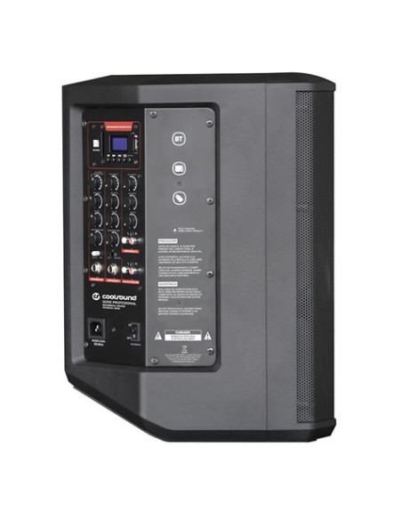 ALTAVOZ AUTOAMPLIFICADO PRO600 8\" 500W CON BATERÍA + 2 MICROS SERIE PRO