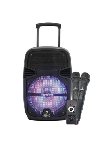 ALTAVOZ A340 AMPLIFICADO 8 250W | BATERIA 4400 | 2 X MICROFONOS | 35W RMS