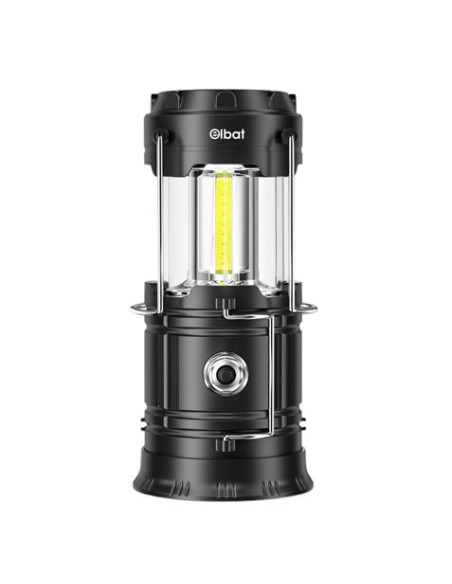 LINTERNA LED CAMPING 2 EN 1 CON GANCHO 280LM ELBAT