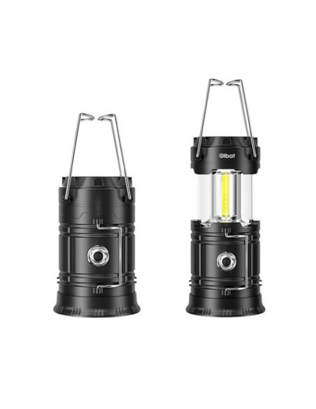 LINTERNA LED CAMPING 2 EN 1 CON GANCHO 280LM ELBAT