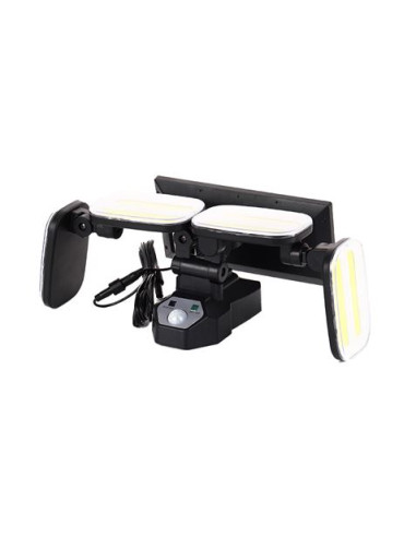 FOCO SOLAR CUÁDRUPLE CON SENSOR 800LM ELBAT