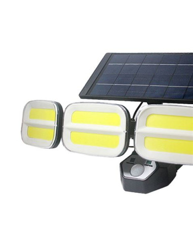 FOCO SOLAR CUÁDRUPLE CON SENSOR 800LM ELBAT