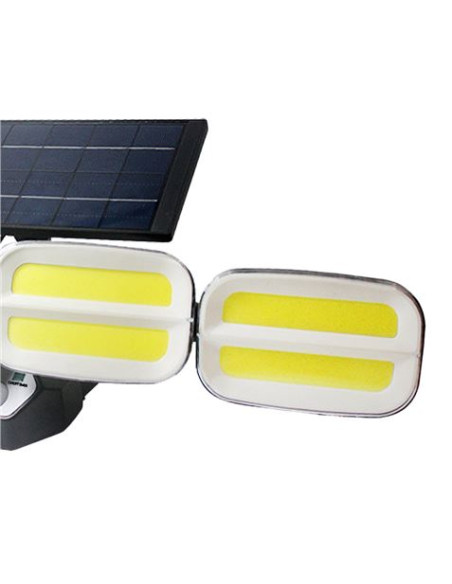 FOCO SOLAR CUÁDRUPLE CON SENSOR 800LM ELBAT