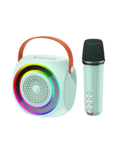 ALTAVOZ BLUETOOTH F42 + MICRÓFONO + EFECTOS LED BLANCO XO 2