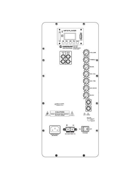ALTAVOZ AUTOAMPLIFICADO 15 700W CON BATERIA SERIE PRO COOLSOUND