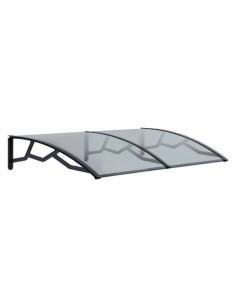 MARQUESINA DOBLE PE100145T POLICARBONATO TRANSPARENTE 965X1435X282 ARTPLAST