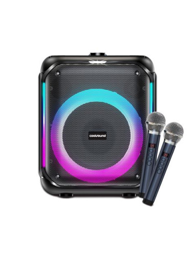 ALTAVOZ KARAOKE PORTATIL PARTYBOX 8\" COOLSOUND