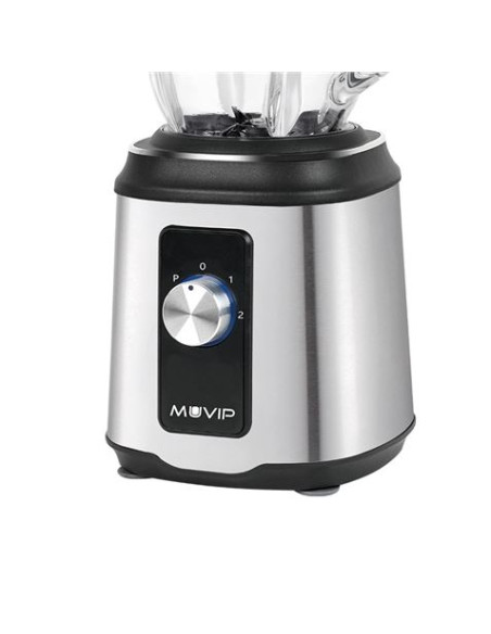 BATIDORA INOXIDABLE VASO CRISTAL 1800W 1.5 LITROS MUVIP