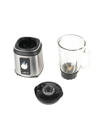 BATIDORA INOXIDABLE VASO CRISTAL 1800W 1.5 LITROS MUVIP