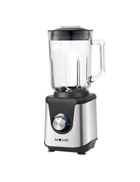 BATIDORA INOXIDABLE VASO CRISTAL 1800W 1.8 LITROS MUVIP