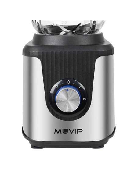 BATIDORA INOXIDABLE VASO CRISTAL 1800W 1.8 LITROS MUVIP