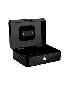 CAJA DE CAUDALES METÁLICA CON LLAVE 9X25X18CM 5 COMPARTIMENTOS CROMAD 2