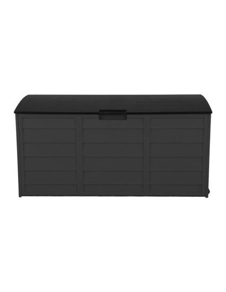 BAÚL RESINA 290 LITROS 112X49X54CM GRIS OSCURO SUNGARDEN