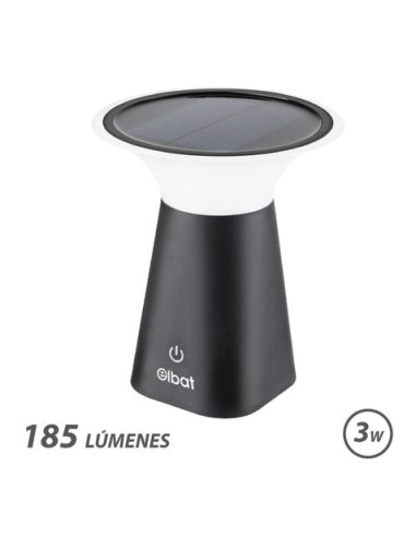 LAMPARA SOLAR RECARGABLE 3W 185LM ELBAT