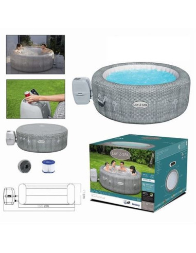 SPA HONOLULU LAY-Z-SPA DIÁMETRO 196XH71CM 4-6 PERSONAS BESTWAY