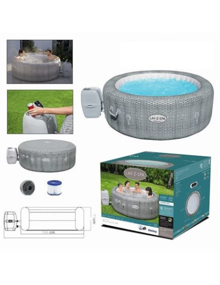 SPA HONOLULU LAY-Z-SPA DIÁMETRO 196XH71CM 4-6 PERSONAS BESTWAY