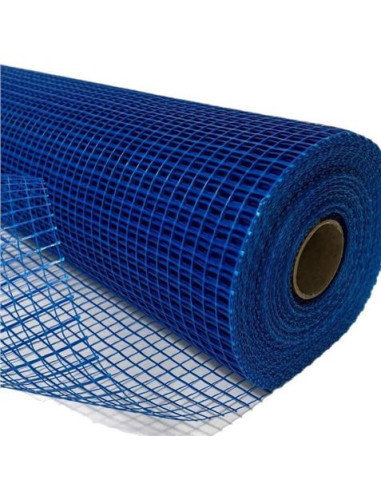 MALLA DE FIBRA DE VIDRIO AZUL 90GR/M2 1X50MTR SUNGARDEN