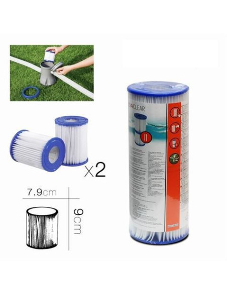 REPUESTO DE FILTRO PARA PISCINA X2 TIPO I BESTWAY