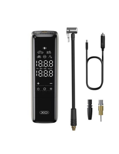 INFLADOR PORTATIL A 12V CON ACCESORIOS CZ017 XO