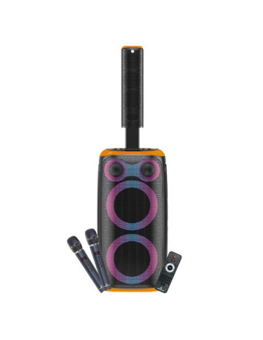ALTAVOZ KARAOKE COOLSOUND BLAST PUMP 2.1 2X6.5 + 5xTWEETERS 550W NARANJA