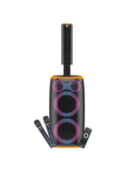 ALTAVOZ KARAOKE COOLSOUND BLAST PUMP 2.1 2X6.5 + 5xTWEETERS 550W NARANJA