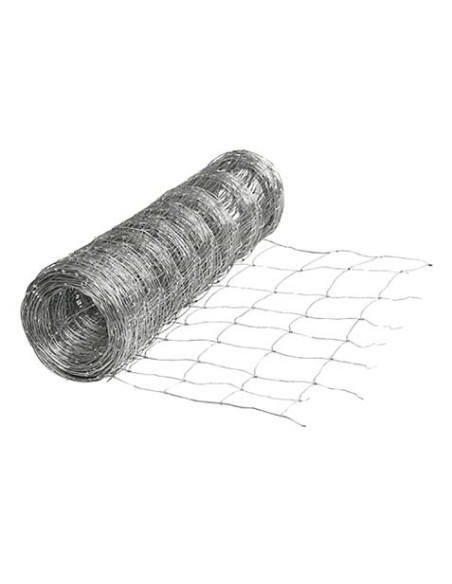 MALLA DE GANADO GALVANIZADA PREMIUM 2.4MM 1.24X50 METROS SUNGARDEN