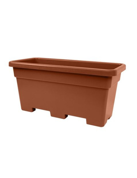 JARDINERA MAXI RECTANGULAR 80CM TERRACOTA ARTPLAST