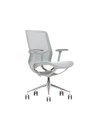 SILLA OFICINA GAMA SENSE ELEGANCE GRIS CROMAD