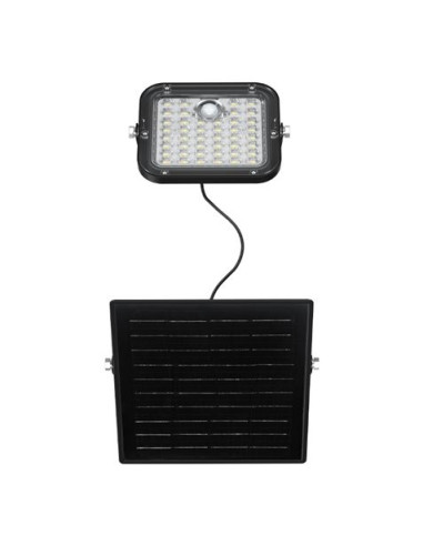 FOCO LED SOLAR 10W 1500LM CON SENSOR + MANDO + CCT 3000K/6000K ELBAT