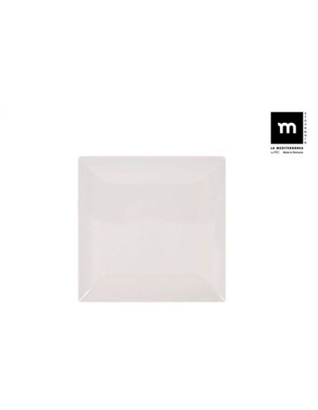 SET 6 PLATOS LLANOS IVORY BRILLO 24CM ELITE LA MEDITERRANEA
