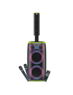 ALTAVOZ KARAOKE COOLSOUND BLAST PUMP 2.1 2X6.5 + 5xTWEETERS 550W VERDE