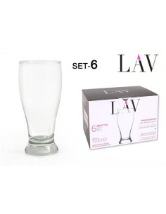 SET 6 VASOS DE CERVERZA 565 BROTT LAV