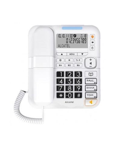 TELEFONO TMAX70 SOBREMESA PARA PERSONAS MAYORES BLANCO ALCATEL