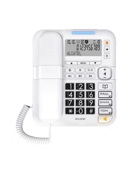 TELEFONO TMAX70 SOBREMESA PARA PERSONAS MAYORES BLANCO ALCATEL