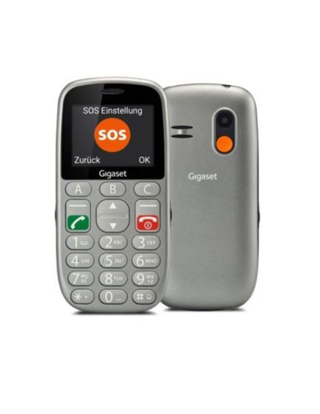 TELEFONO MOVIL PERSONAS MAYORES GL390 SILVER GIGASET