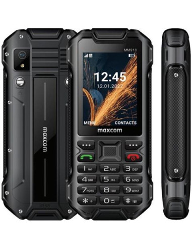 TELEFONO MOVIL RUGERIZADO STRONG MM918 NEGRO MAXCOM