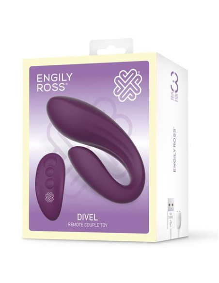 ESTIMULADOR PARA PAREJAS DOS MOTORES CON MANDO ENGILY ROSS DIVEL
