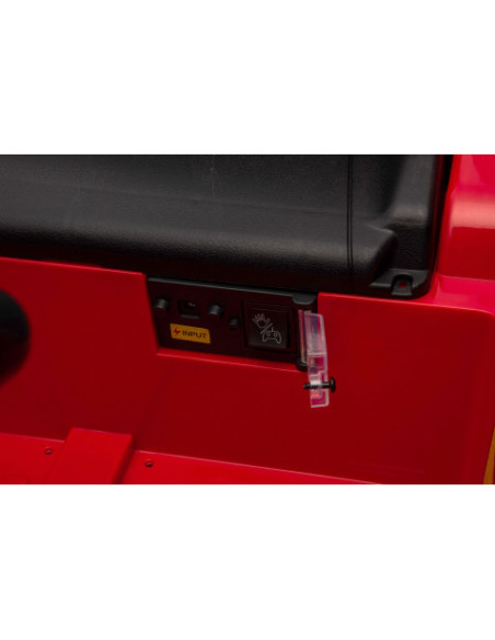 COCHE INFANTIL A BATERIA CON CONTROL REMOTO PORSCHE RUF CTR3 ROJO