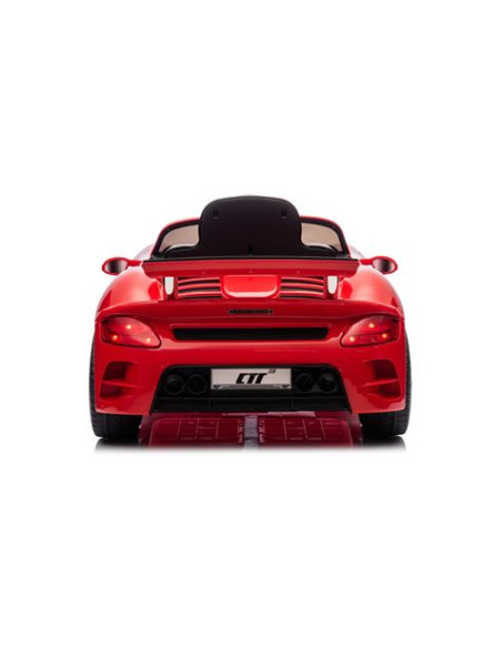 COCHE INFANTIL A BATERIA CON CONTROL REMOTO PORSCHE RUF CTR3 ROJO