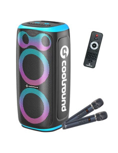 ALTAVOZ KARAOKE PORTATIL COOLSOUND BLAST PUMP 2X6.5 350W AZUL