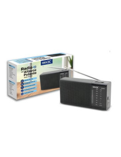 RADIO PORTATIL AM/FM DIAL CLASICO NEGRA GEN-X 2