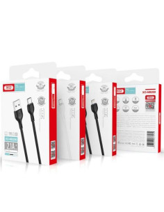 CABLE 2.1A USB A LIGTHNING 2 METROS NEGRO NB200 XO 2