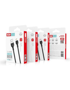 CABLE 2.1A USB A LIGTHNING 1 METRO NEGRO NB200 XO 2