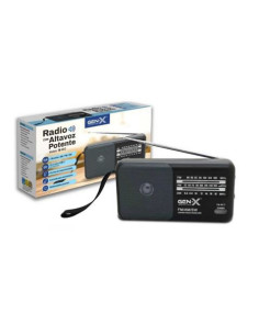 RADIO PORTATIL CLASICA SW/AM/FM ANALOGICA NEGRA FM-4413 GEN-X
